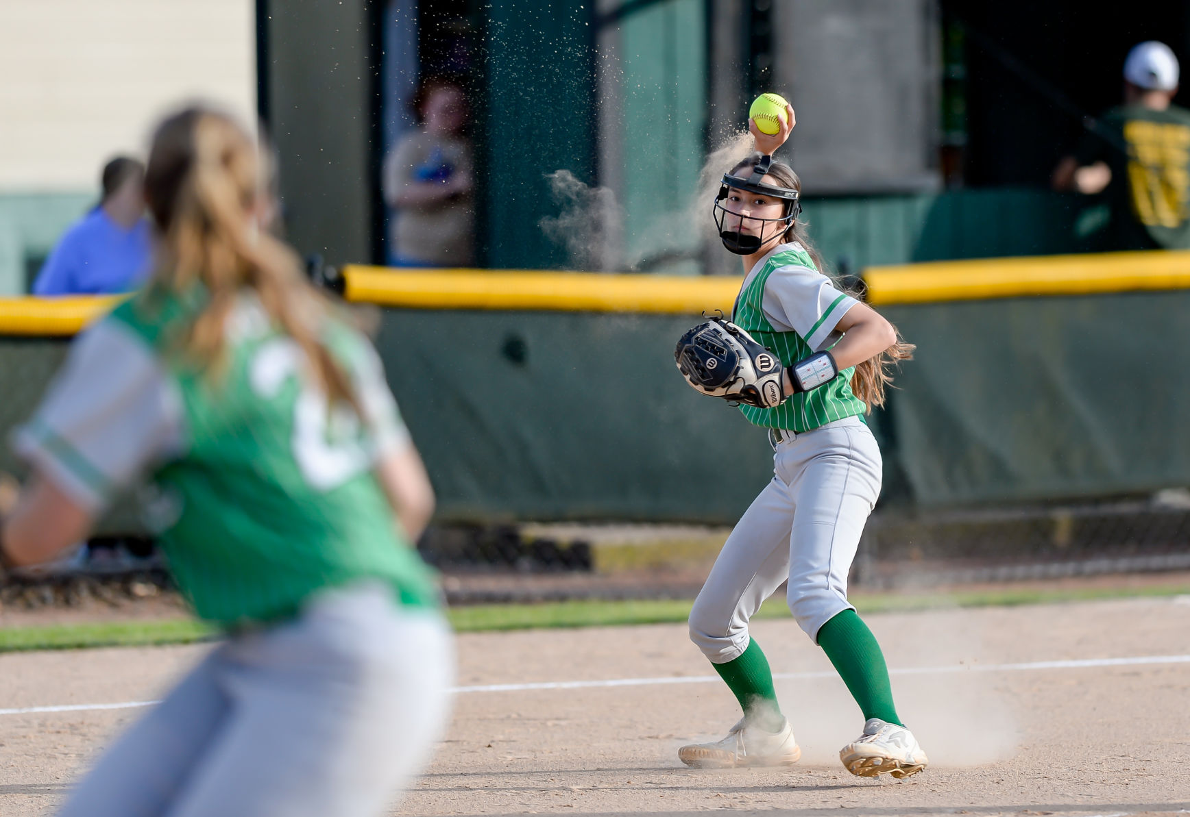 Friday night softball action